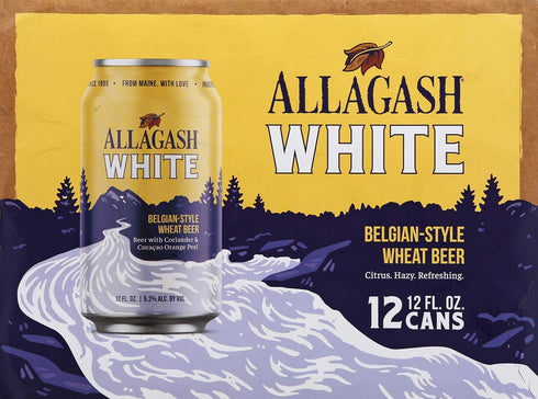 Allagash 12pk, 12 Oz Brewery, Wheat Beer White, Fl Cans