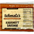 TEAMORE 1 lb, Pack 2 Schmalz Traditional Smoked Kabanosy Pork Sausage Thin, Lean, Spicy, and Firm Texture