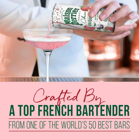 Pack 12-Pack Maison Perrier Chic Variety Flavored Sparkling Beverage, Low Calorie, Mocktails