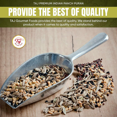 TAJ Premium Indian Panch Puran 5 Spice Blend, 3 Ounce