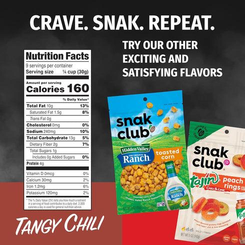 10 oz 3 Pack Snak Club x Hot Ones Snack Mix, Hot Habanero, Sweet Smoky, and Tangy Chili, Spicy Snacks with Peanuts
