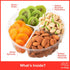 (4 Package, NUT CRAVINGS - Dried Fruit & Mixed Nuts Gift Basket in Red Box Assortments) Food Arrangement, Healthy Snack