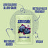 Packets 10 Smash Foods Blueberry Jam Squeeze | Single Serve | Natural, Keto & No Sugar Added | Vegan & Upcycled Fruit