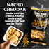 7 OZ Pork King Good Nacho Cheddar Pork Rinds FAMILY SIZE (Chicharrones - Keto Snacks)