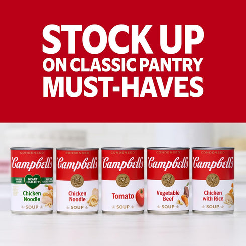 10.75 oz (12 Pack) Campbells Condensed Heart Healthy Tomato Soup, Can