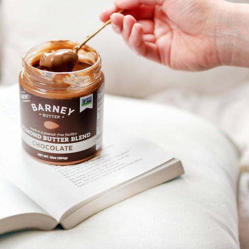 Barney Butter Almond Butter, Chocolate, 10 Ounce Jar, Skin-Free Almonds, Non-GMO, Gluten Free, Keto, Vegan