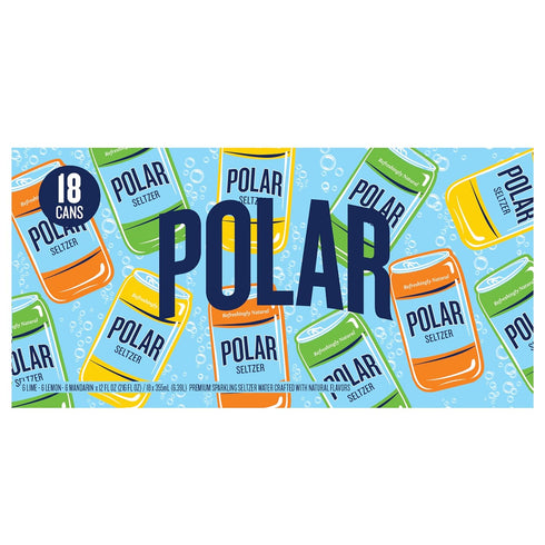 Pack, 12 oz 18 pack Polar Seltzer Water Citrus Variety fl cans