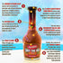Bunsters Shit The Bed 12/10 Heat Hot Sauce - Chili Pepper with Aussie Fruit and Veg Plant Based, GMO, Gluten Free Comes in a Custom Made Champagne-Inspired Bottle
