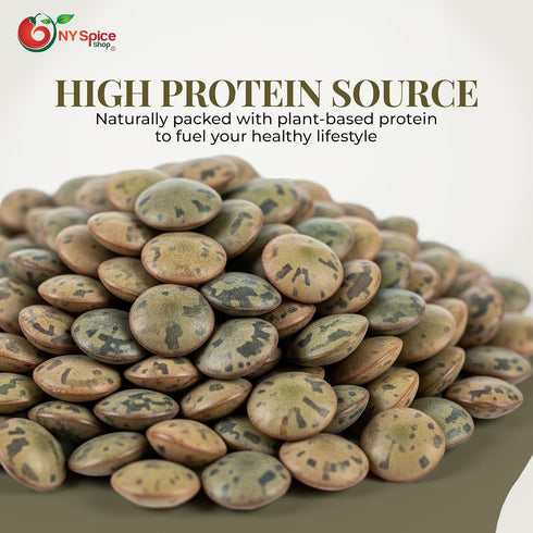 1.5 NY SPICE SHOP French Lentils Pounds French Green Lentils Dry Lentil Beans - Protein & Fiber Rich - Great for Stews