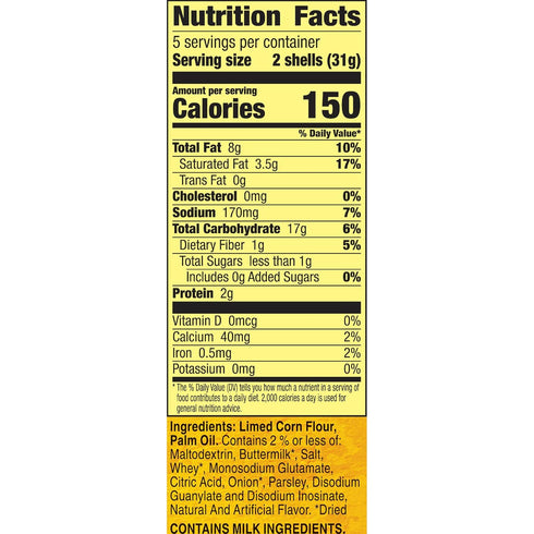 10 5.4 oz (Pack 6) Old El Paso Stand 'N Stuff Taco Shells, Zesty Ranch, Gluten Free Crunchy Corn Taco Shells, Ct