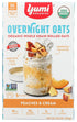 Yumi Organics Organic Peaches & Cream Overnight Oats, 8.8 OZ