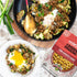 Dozen (6-Pack) A Cousins Trini Chickpea Curry Beans Prepared Food Pouch, Ready to Eat Meal in Seasoned Avocado Oil