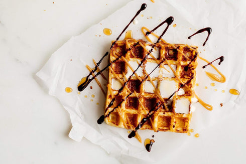 11g 13.5 oz Heavenly Waffles Mix, Chocolate Espresso, Protein, Yogurt Based, Healthy and Nutritiously Balanced