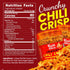 (3 Chili Crisp No-Floating Oil bottles medium hot) spicy chilli crisp crunch. Crispy garlic & onion "no-oil" chili oil
