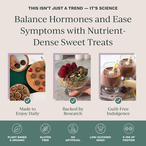 7 NEESHI Hormone Balancing Dark Cacao Spread for Women Bloating Relief & Menopause Support Low Sugar, Vegan