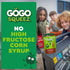 3.2 oz (Pack 48), GoGo squeeZ No Sugar Added Applesauce and Fruit Puree, Apple Cinnamon, Pouches of Fruit Snacks