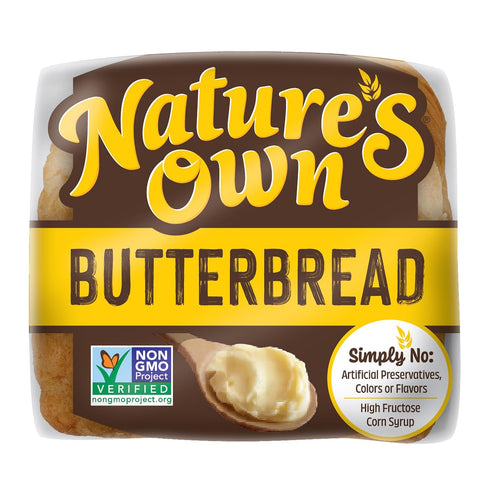 20 oz Nature's Own Butterbread, Non-GMO Bread, Sandwich Bread, Loaf