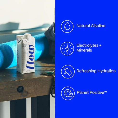 100% Alkaline,1L (Pack 6) Flow Alkaline Spring Water, Naturally