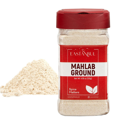 Eastanbul Mahlab, 4.59oz, Mahleb Spice Ground for Pastries & Baking, AKA Mahlepi,