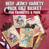 Pack Pack 6 Pack Righteous Beef Jerky Variety Gift Basket - Great Gifts for Men | Gluten Free, High Protein Healthy