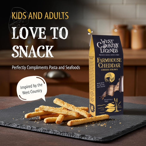 West Country Legends 100g Pack 2 Cheese Straws Traditional Cheddar Cheese Straws Cheddar Southern Style Snack Oven