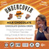 70-Count, Undercover Snacks Chocolate Quinoa Crisps - Milk Chocolate | Individually Wrapped Crisps | Gluten Free