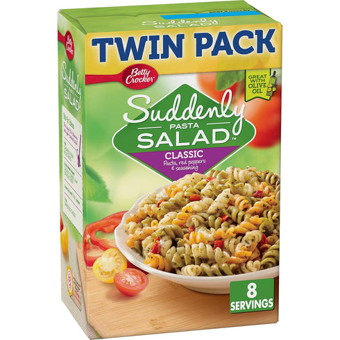 Suddenly Salad Betty Crocker Classic Pasta Salad, 15.5 oz, (Twin Pack)