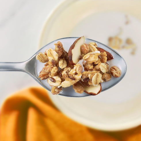 Kellogg's (4 Kashi GO Breakfast Cereal, Family Breakfast, Fiber Cereal, Honey Almond Flax Crunch Boxes)