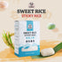 52USA 2 (32 907g (Pack 1), Sweet Sticky Rice Pound Ounce), Premium Glutinous Rice of Gluten-Free, Vegan, All Natural