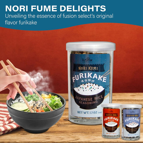 Fusion Select Furikake Rice Seasoning, 50g, Katsuo Komi with Shrimp and Bonito Flakes