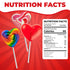 48 Pack, Fusion Select Heart Shaped Lollipops Candy - Sweet Heart Lollipops for Party Bag Fillers, Pinata Stuffers