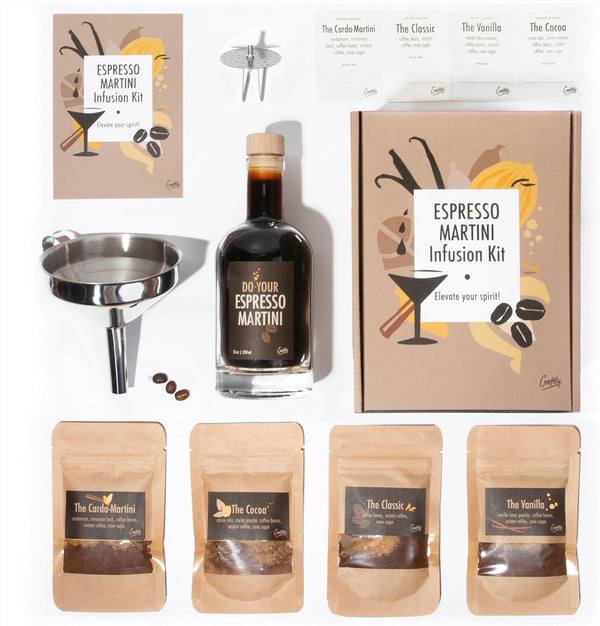 Espresso Martini Infusion Kit | Homemade Cocktails Kit | Espresso Martini Kit