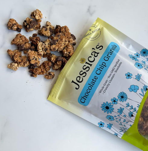 11oz Jessicas Chocolate Chip Granola - Handmade, Non-GMO, Gluten-Free, Whole Grain