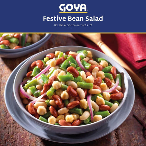 15.5 oz Goya White Bean Trio, Cannellini, Small Canned White Beans, Chick Peas, Pantry Staples for Salads, Soups