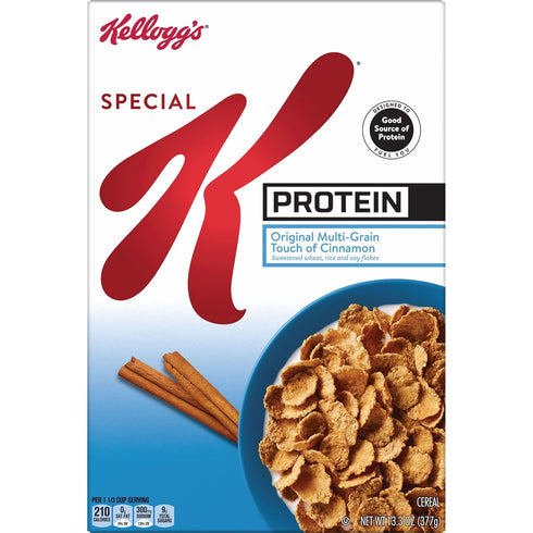 Kellogg's 15g 11 13.3oz (1 Special K Protein Cold Breakfast Cereal, Protein, Vitamins and Minerals, Original