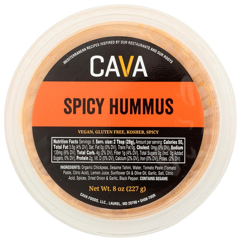 CAVA Spicy Hummus, 8 OZ