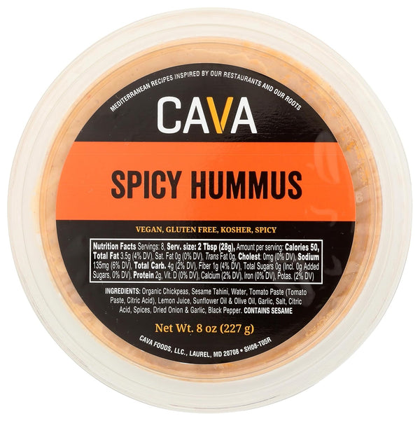 CAVA Spicy Hummus, 8 OZ