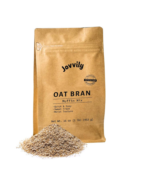 Jovvily Oat Bran Muffin Mix, 1 lb Sweet Treat, Easy to Make