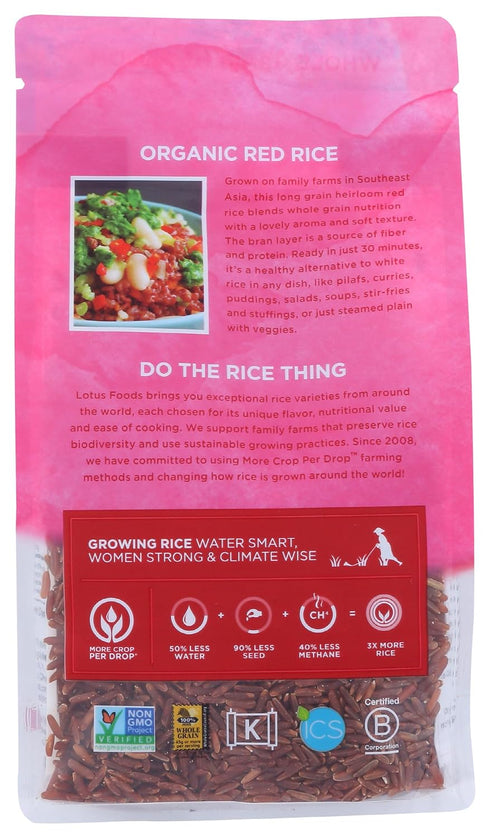 15 Lotus Foods, Rice Red Organic, Ounce
