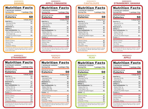 16 (0.53 oz Natures Turn Freeze-Dried Fruit Crisps Healthy, Gluten-Free,Crispy & Delicious, Plant-Based Snack, Ideal