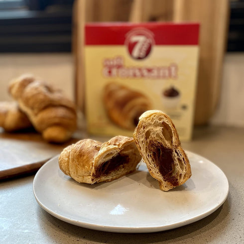7Days 2.65 (Pack 24) Soft Croissant, Chocolate, Perfect Breakfast Pastry or Snack, Non-GMO Ounce