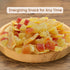 3 Lbs Tropical Fruit Mix, Natural Mango Slices, Papaya Chunks, Pineapple Tidbits & Cantaloupe in Resealable Bag