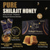 Generic Pack 12 10 Organic Shilajit Honey Made With Natural Royal Jelly and Mixed Herbals- of Sachets Each Grams