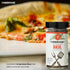 Farberware Pizza Spice Blend Set in Glass Jars (Basil, Oregano, Rosemary) with Removable Sifter Caps