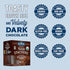 3.3 (Pack 6) Lundberg Organic Thin Stackers Rice Cake, Decadent Dark Chocolate, Fair Trade, Kosher, USDA Certified