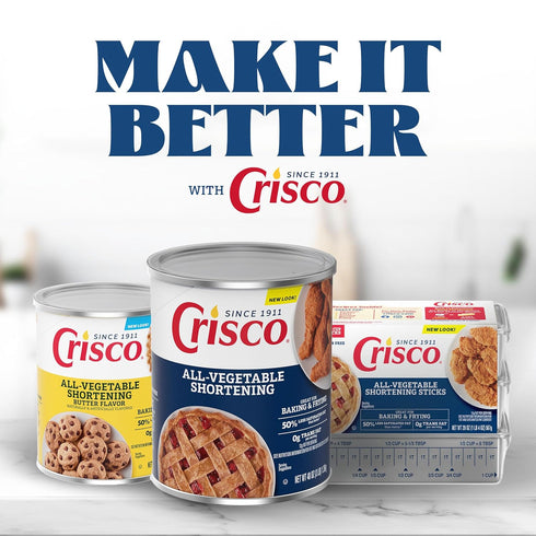 6 Crisco All-Vegetable Shortening, Pounds