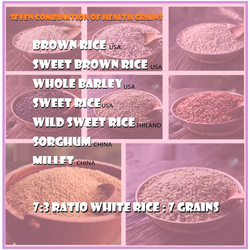 Generic 7 Pack (1 pack, 7 Jay One Grains Mixed for White Rice Grain Mix)