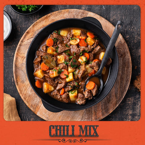 4.30oz (122g) Fresh Finest Chili Mix - - Fiery, Authentic, Kosher, All-Natural, Non-GMO, Gluten-Free