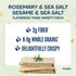 Pack (Pack 4), Wasa Flatbread Thins Variety of Rosemary & Sea Salt and Sesame & Sea Salt, Crackers, Non-GMO Ingredients