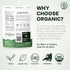5 Immune Organic Spinach Powder from Whole Leaf Ounce Bag USDA Certified - Antioxidant Rich Smoothies Fresh Freeze